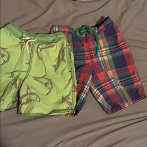 2 pairs of polo swim trunks